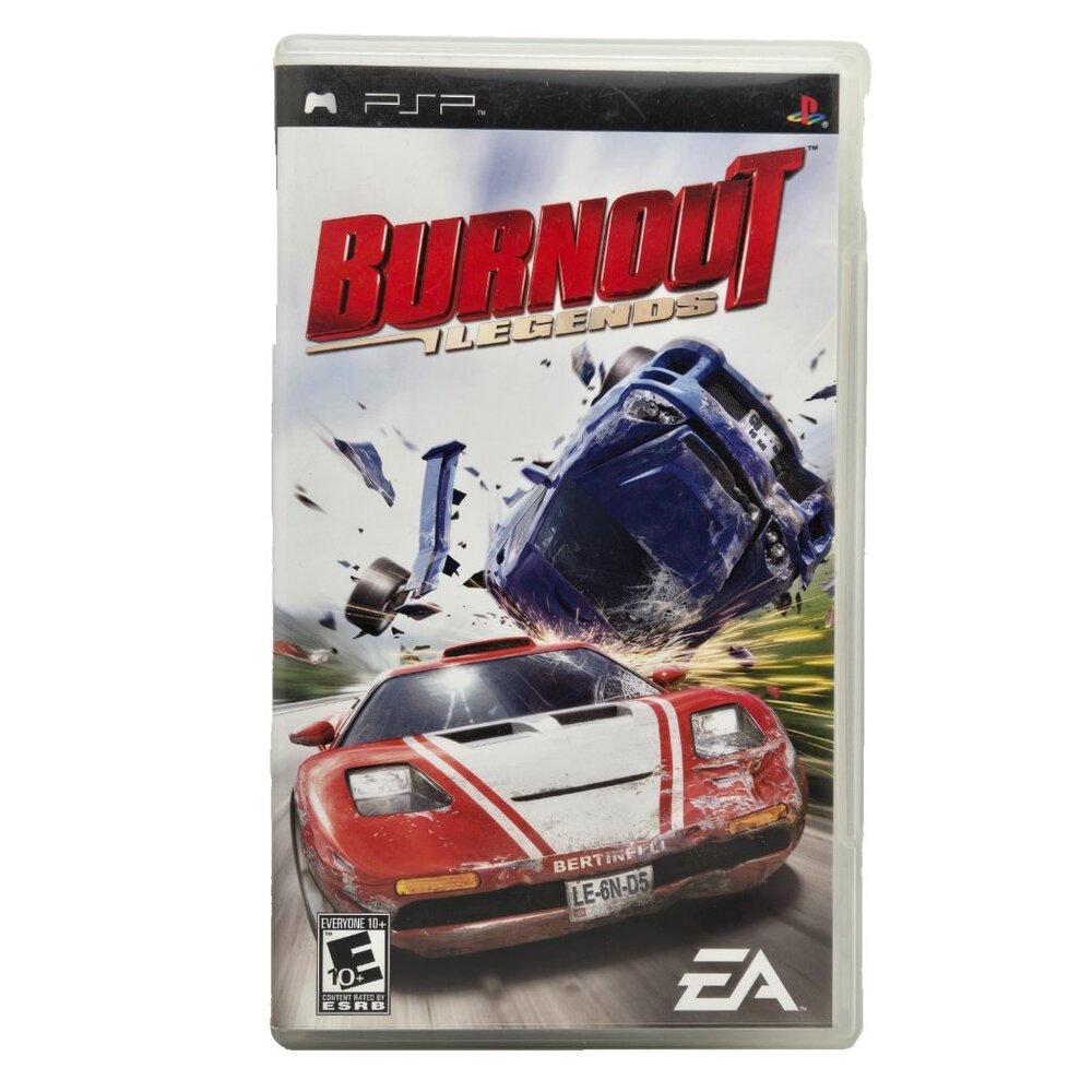 Burnout Legends Sony PSP 2005 Great Condition Tested and Working